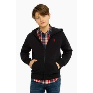 U.S. Polo Association NWT Kids Zip Up Hoodie Black Size 4T